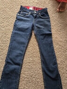 BRAND NEW Levi's Boys Dark Blue Slim Straight Jeans